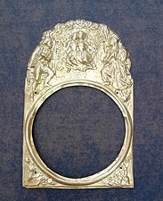 Couronnemt de cadran - fronton ou facade D'HORLOGE COMTOISE 