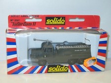 SOLIDO Camion camiva berliet militaire lance mousse pompier