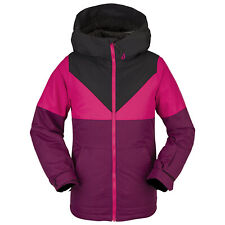 Veste D'Hiver Isolée Pour Enfant Volcom Westerlies Ski Snowboard Violet