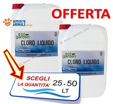 SolGarden CHLORE Liquide → 25 L - Hypochlorite De Sodium Entretien Eau Piscine