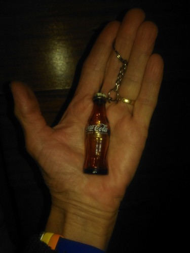 Bouteille porte clé coca cola - porte-clé,