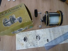 Moulinet Pêche mer a main à trainée à levier traditionnel policansky monitor 4B