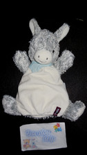 doudou marionnette âne gris