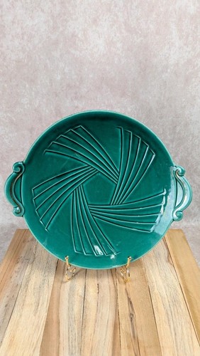 Plat céramique verte - en, art