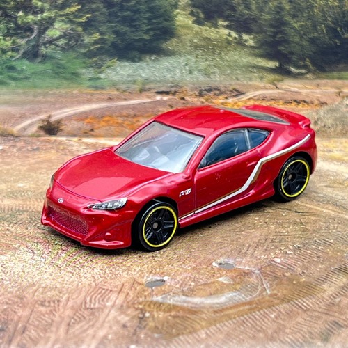Hot wheels scion dark red - wheels,