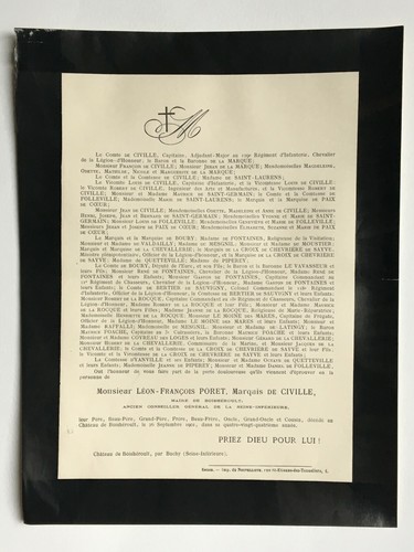 Poret marquis civille faire - marquis,