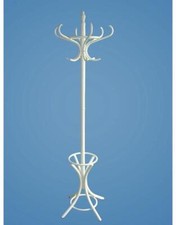 Porte-Manteau Sur Pied Porte-Parapluie Thonet En Bois Blanc