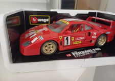 Ferrari F40 Evoluzione #1  1992 burago 1/18 - miniature  rouge - rare vintage