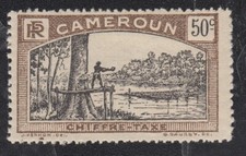 TIMBRE Taxe Cameroun 1925-27