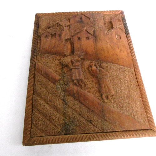 Tableau bois relief - tableau, malgache