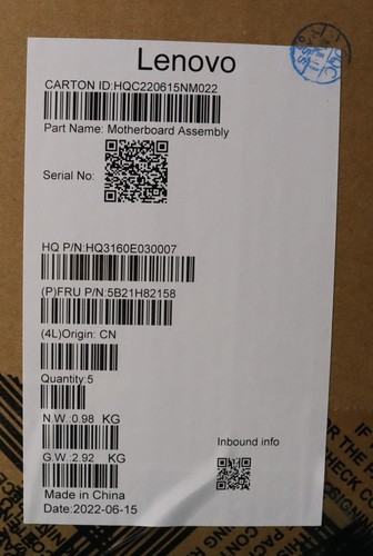 Lenovo thinkpad carte - thinkpad, mère