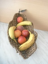 Coupe fruits rotin tresse - ,
