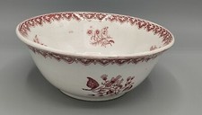 Coupelle partie nécessaire toilette faïence Creil et Montereau modèle Bouquets