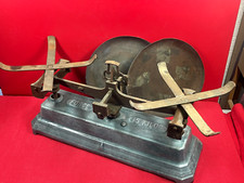 Balance Ancienne épicerie vintage en Fonte émaillée 15 kg