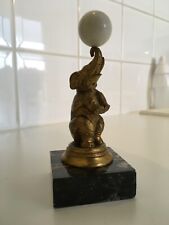 mascotte automobile bronze BIOT elephant bouchon radiateur mascote auto 