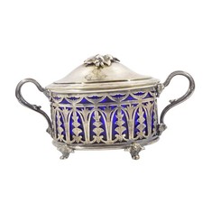 Drageoir / Sucrier en métal