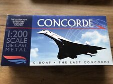 Maquette Concorde - 1/200 -British Airways -Métal En Boîte Sous Blister-The Last
