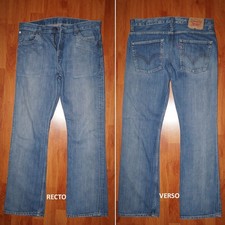 JEANS LEVIS 507 / 512 "Bootcut" W33 L32 (FR t43)  bleu délavé 3304