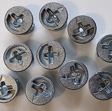 8x IKEA ALEX KULLEN Metal Cam Nut 103114