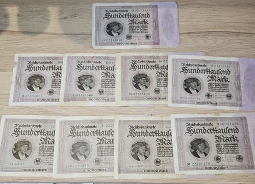 Allemagne billet 100000 mark - allemagne,