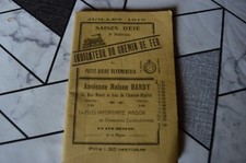 indicateur du chemin de fer ,été 1919 petit guide CLERMONTOIS