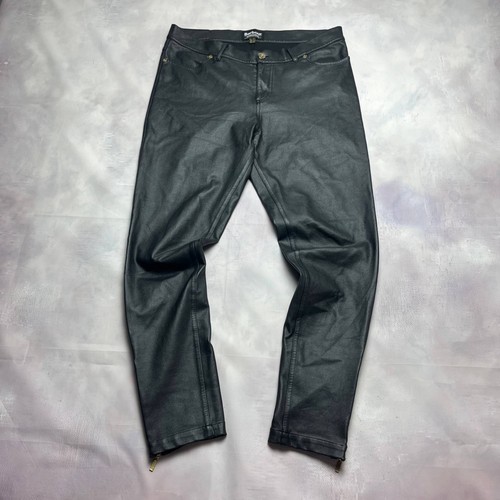 Pantalon skinny noir - , enduit