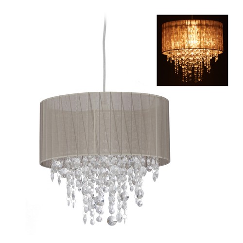 Lampe suspension cristal