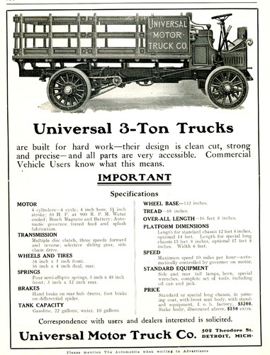 1911 original universal - universal, 3-ton