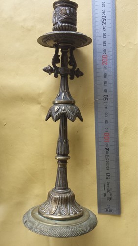 Ancien chandelier bougeoir - , en