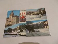 01  GEX  AIN  MULTIVUES  3 VUES SUR 4 SOUS LA NEIGE  VIEILLES AUTOS