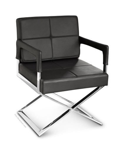Cuir accoudoirs chaise - accoudoirs,