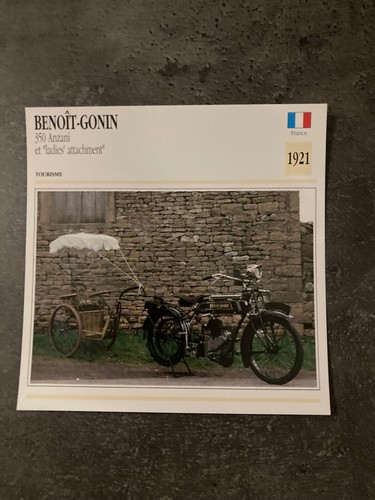 Carte fiche moto collection - carte,