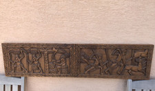 TABLEAU SCUPTURE AFRIQUE statue AFRICAIN BOIS african wood ART ETHNIQUE indigene