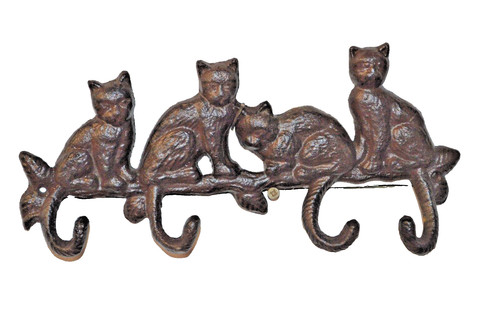 Crochets avec des chats - crochets, en