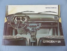 Mode d'emploi CITROËN LNA LN