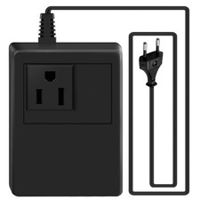 Jevina Transformateur de tension 110 V Tension descendante Prise européenne