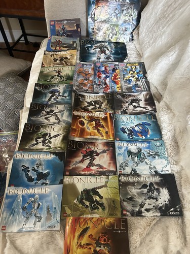 Lego bionicle lot manuals - lego, w/
