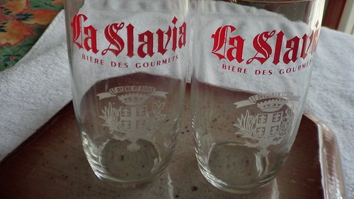 Lot chopes bière la - à,