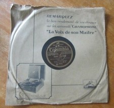 ANCIEN DISQUE 78 TOURS TINO ROSSI TRISTESSE PENSEE D'AUTOMNE