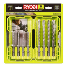 Ryobi RAK08SDS Kit 8 forets à