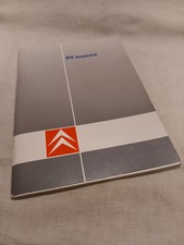 notice entretien utilisation CITROËN BX essence  1988