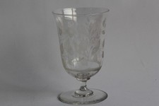 Verre à pied cristal gravé (49697)