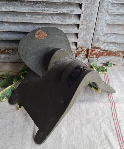 Ancien arcon bois selle de - ancien,