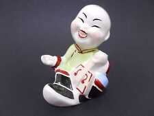 Poubhg - Design En Porcelaine Figurine Bouddha Heureux - Vintage - DEFEKT