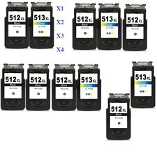 Cartouches d'encre compatibles Canon 512 et 513 XL PIXMA MP 272 280 282 480 490