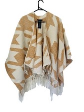 Maje Ermine Houndstooth Poncho
