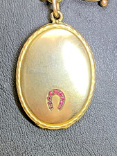Ancien collier plaqué 19c - plaqué,