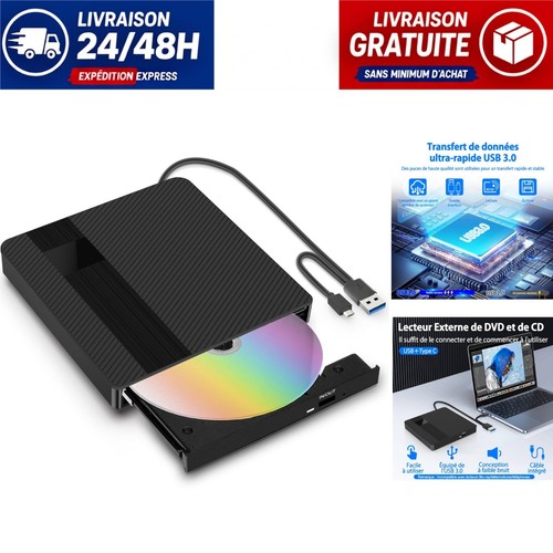 Lecteur dvd externe - lecteur,