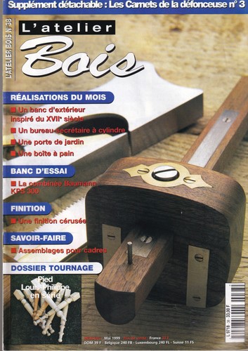 Atelier bois 38 banc - du,