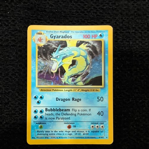 Carte pokémon gyarados - carte, holo